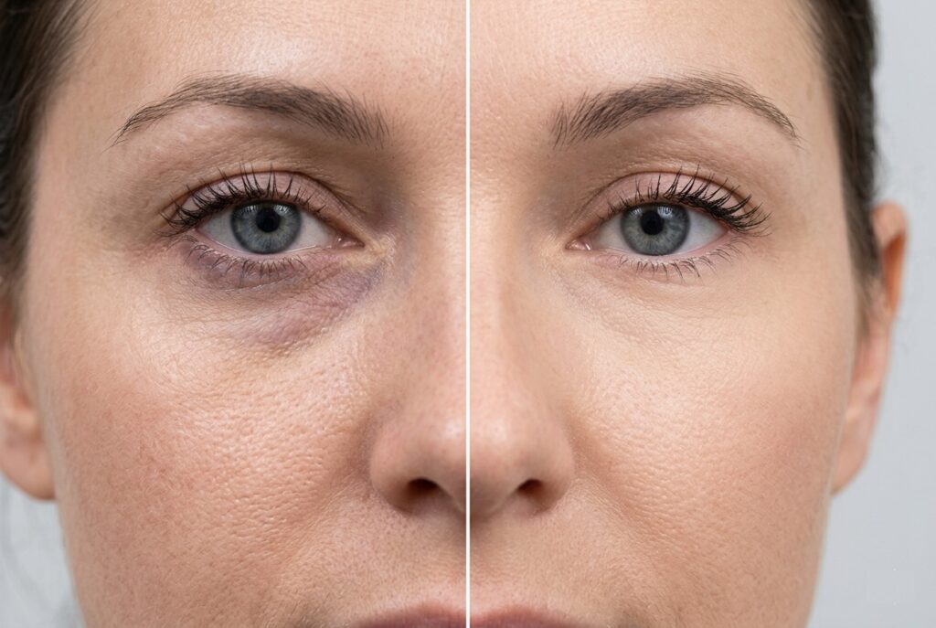 prf under eyes