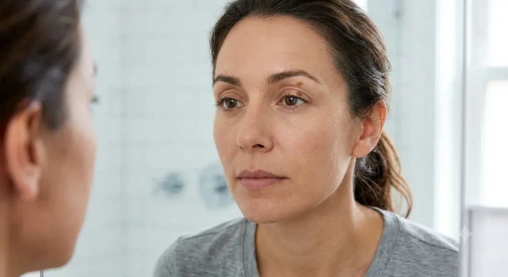 Brown Spot Eyelid