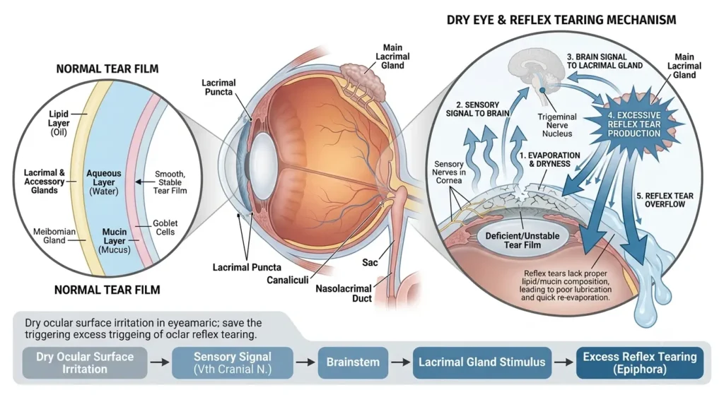 How to Cure Burning Watery Eyes