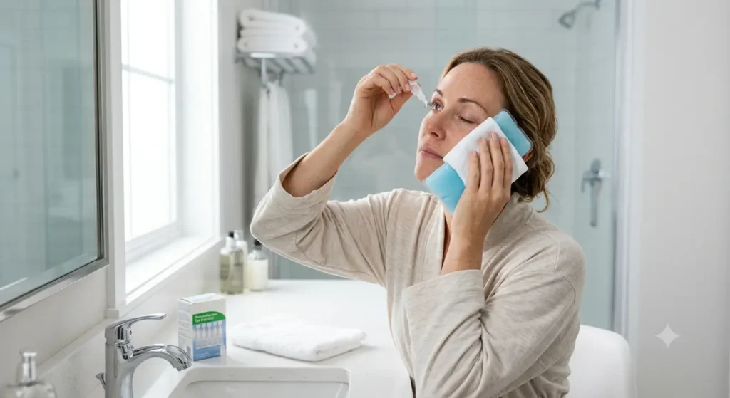 How to Cure Burning Watery Eyes